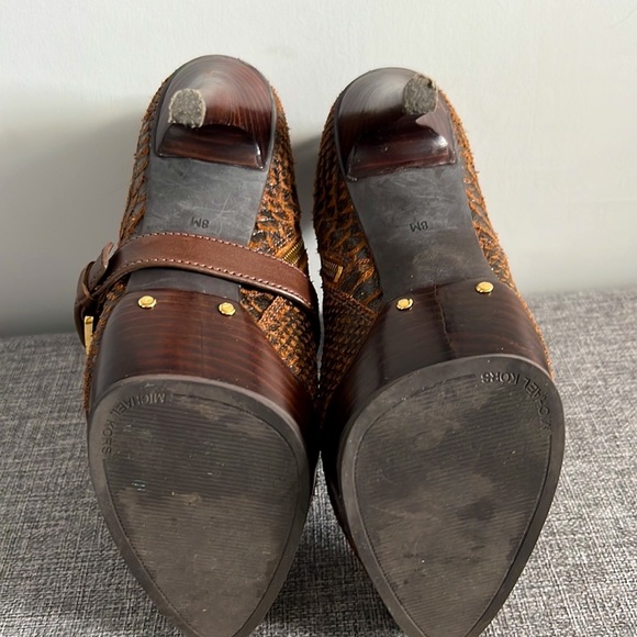 Michael Kors brown leather booties - Picture 5 of 6